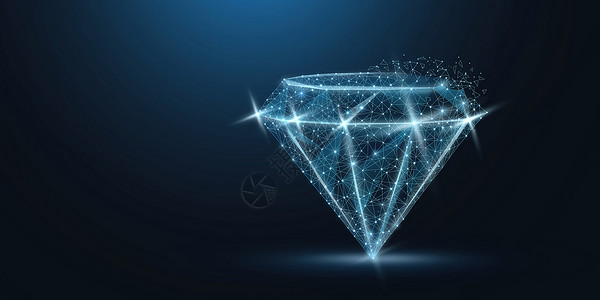 耀眼的钻石炫酷钻石设计图片