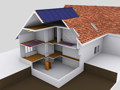 北方建筑房屋地暖设计图片