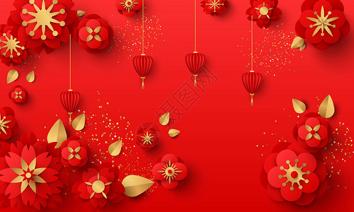 春节假日新年欢乐设计图片