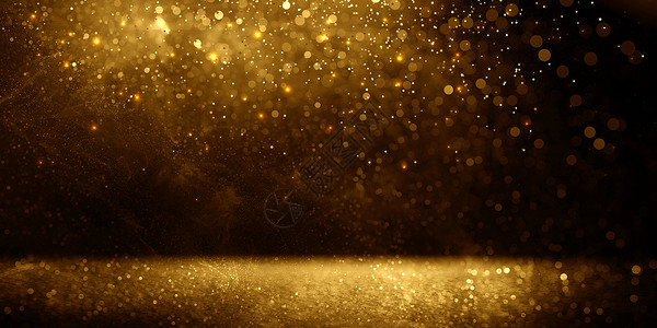 金色粒子雨黑金粒子风设计图片