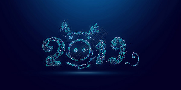 2019猪年背景图片