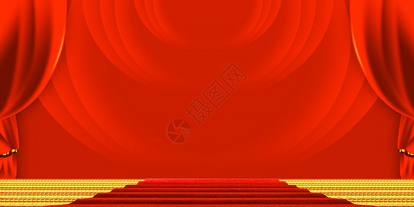 猪年剪纸中国红红色喜庆设计图片
