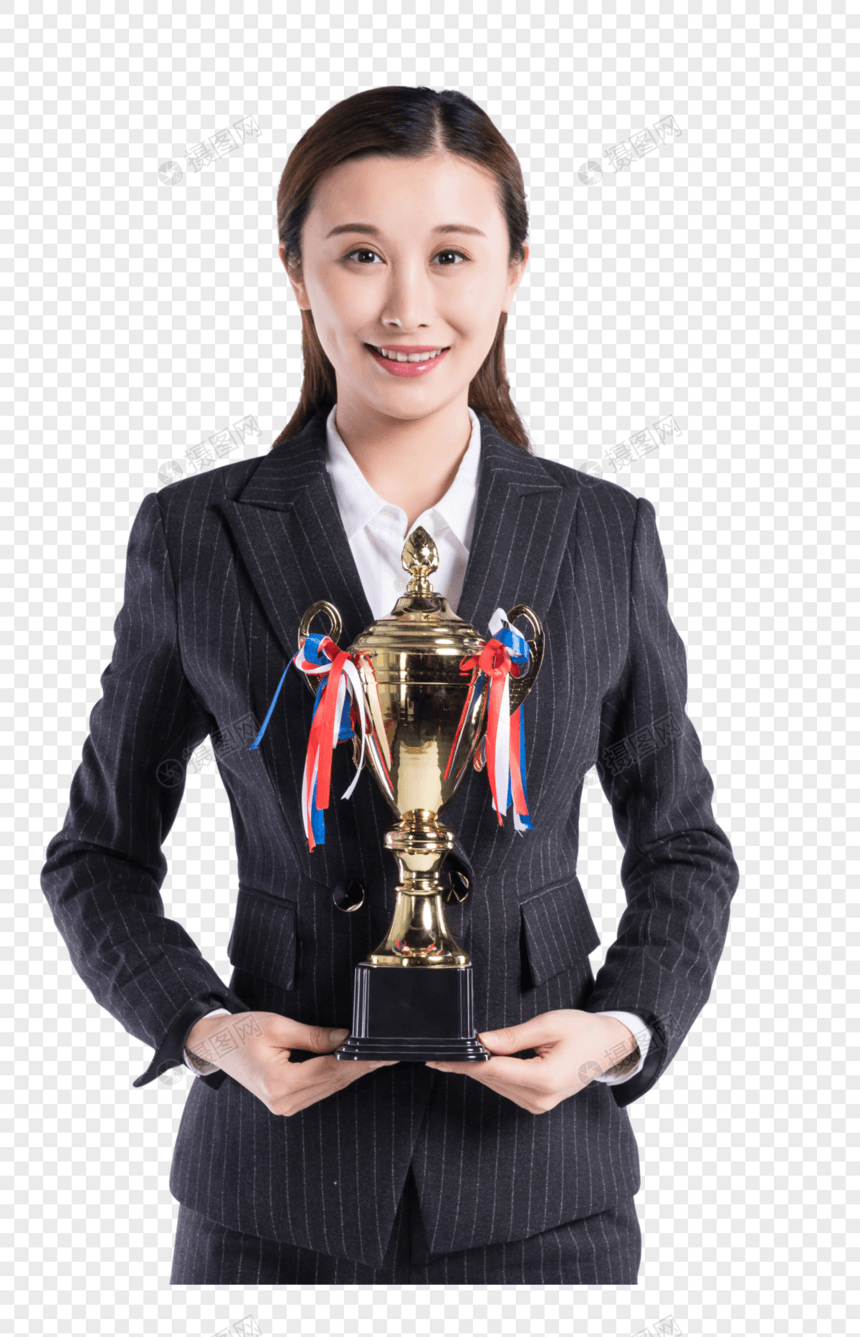 商务女性获奖图片
