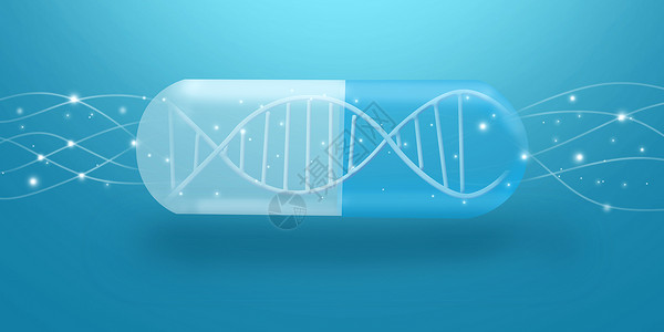 基因线条医疗科技胶囊设计图片