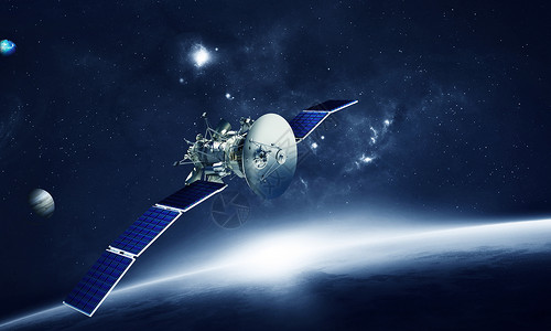 太空卫星宇宙太空科技3d高清图片