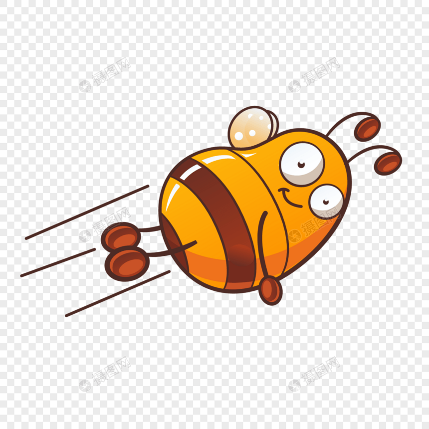 快速飞走的小蜜蜂图片
