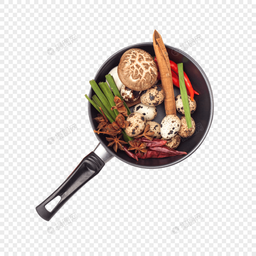 平底锅里蔬菜图片