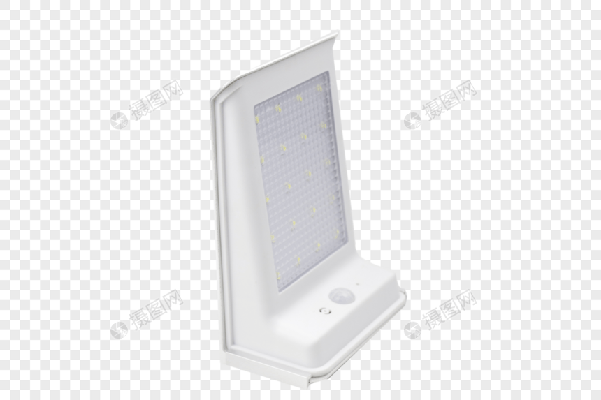 太阳能感应灯侧面图图片