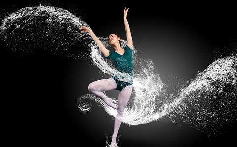 舞蹈培训宣传单舞蹈演员特技表演设计图片