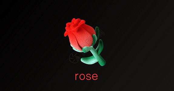 黑色背景玫瑰情人节玫瑰花设计图片
