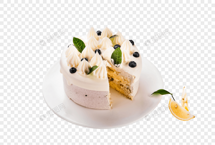 奶油水果蛋糕图片