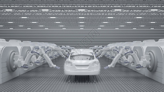 机械停车场自动化汽车工厂设计图片