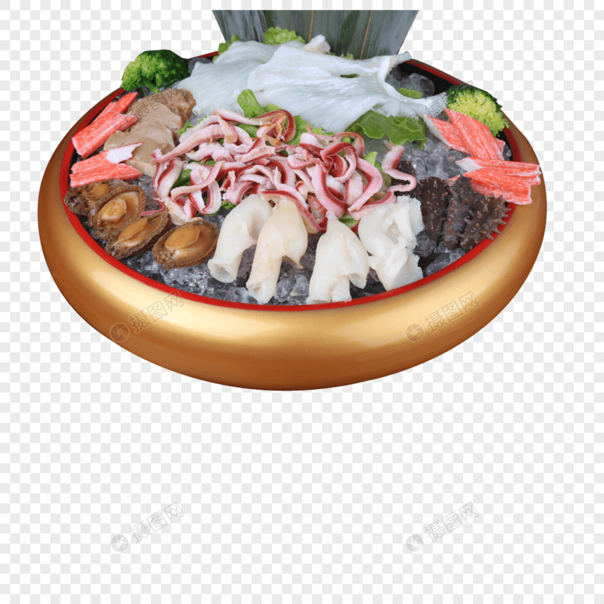 海鲜火锅涮菜图片