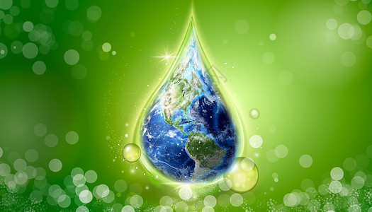 节水宣传保护地球设计图片