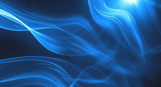蓝色烟雾素材抽象炫光背景设计图片