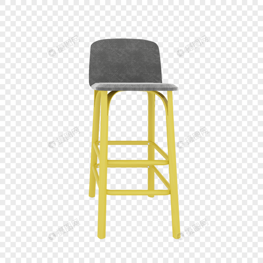 黄色实木座椅图片