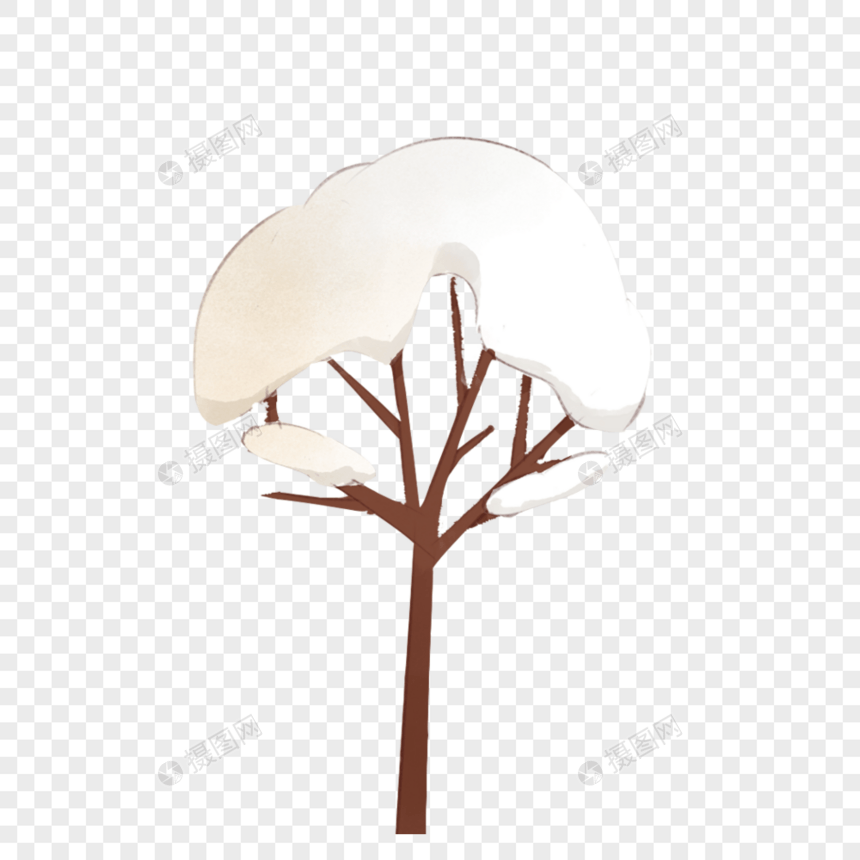 冬季的树图片