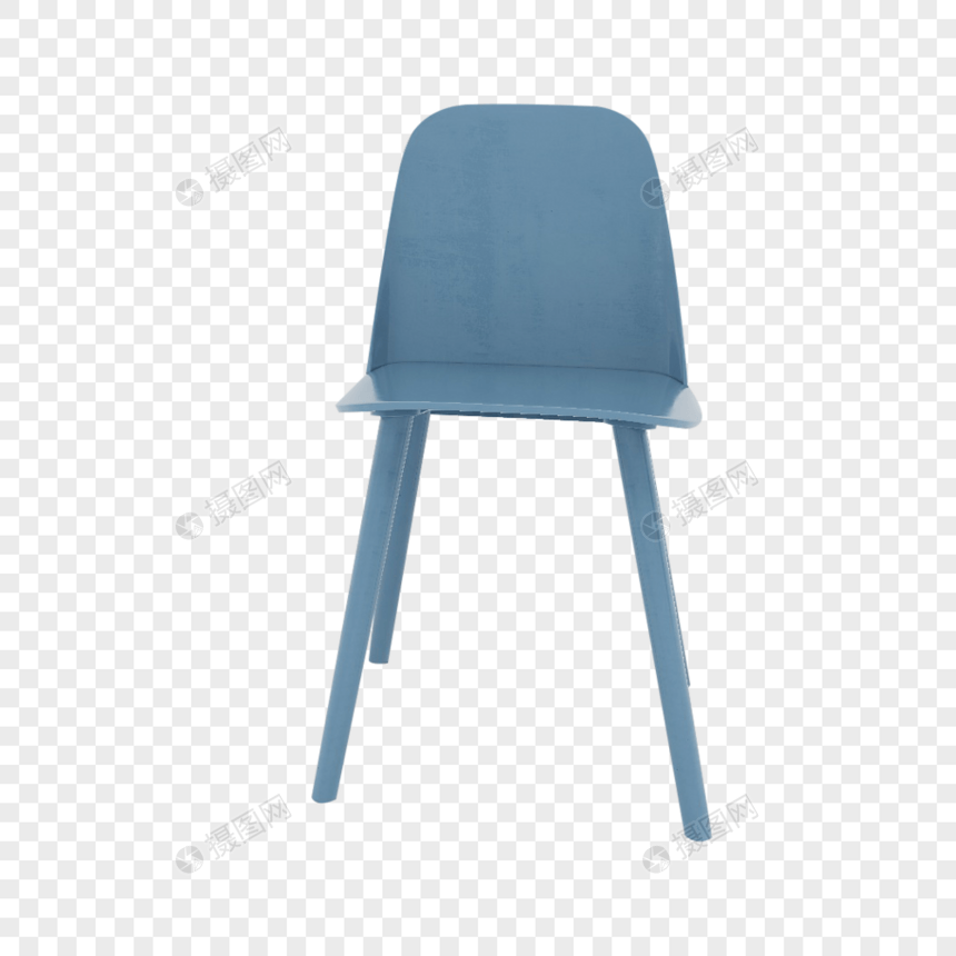 蓝色椅子图片