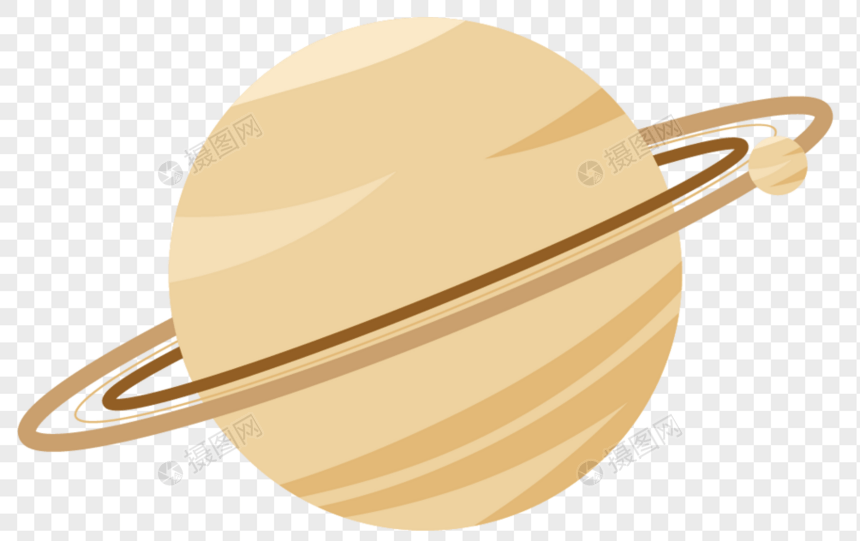 土星矢量元素图片
