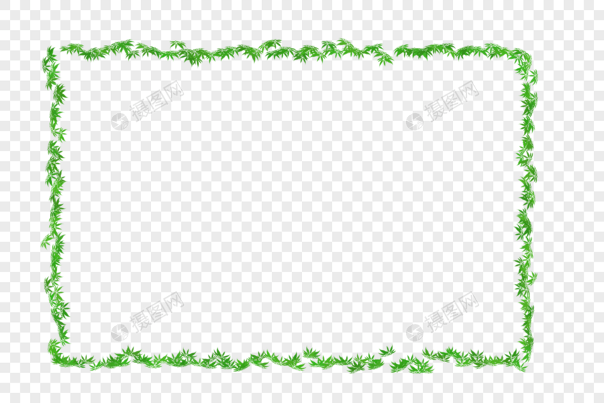 叶子边框图片