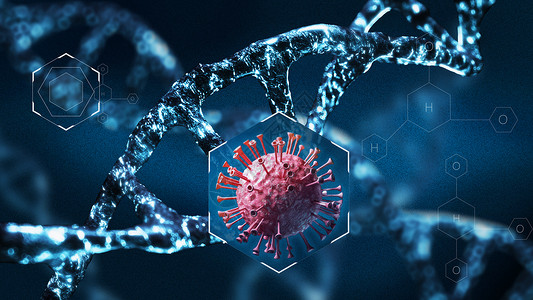 DNA科研细胞背景图片