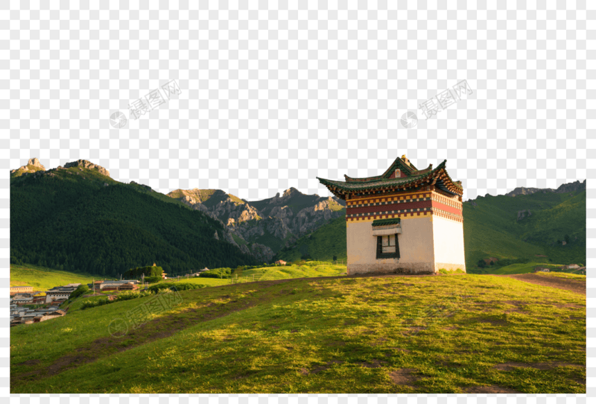 高山房屋图片