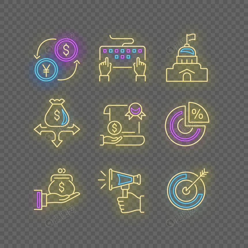 商务金融图标元素图片