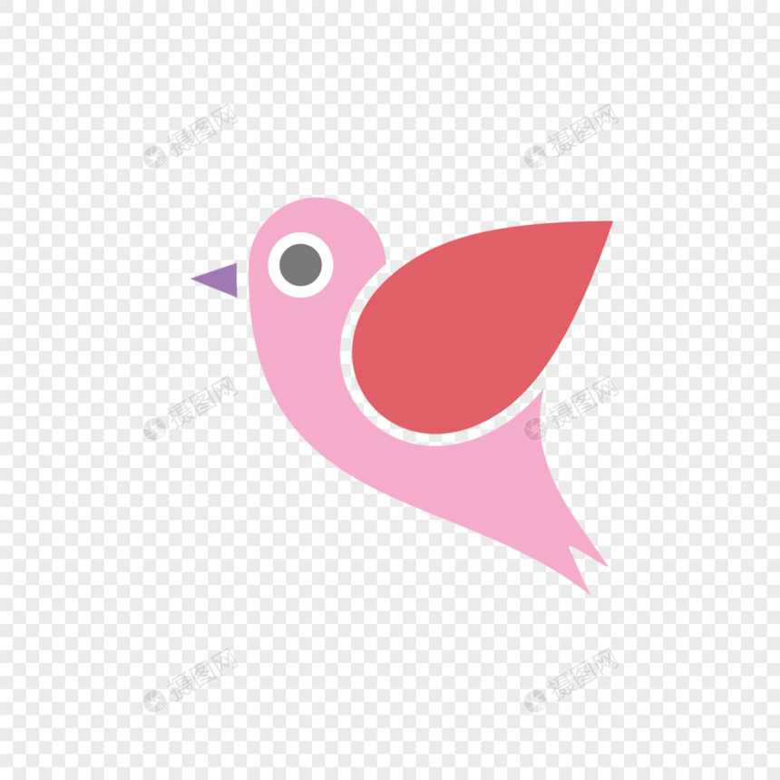 粉色燕子图片