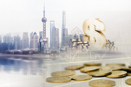 上海古玩市场金融股市设计图片