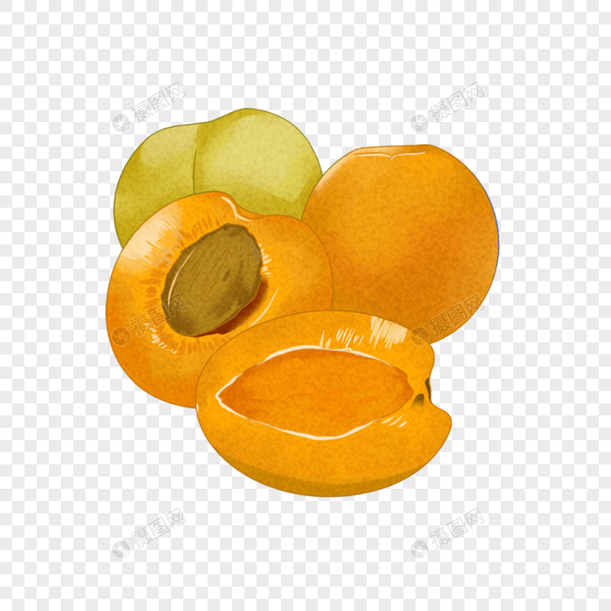 水果杏子图片