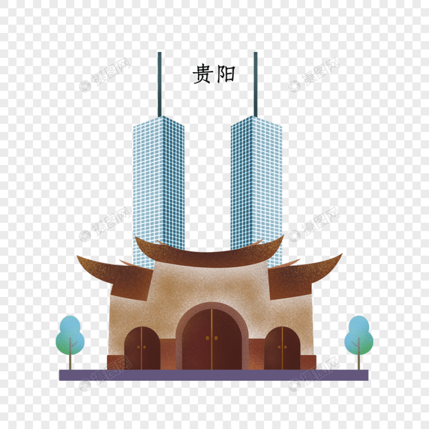 贵阳弘福寺地标图片