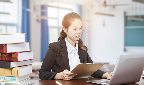 女性大学生形象办公老师设计图片