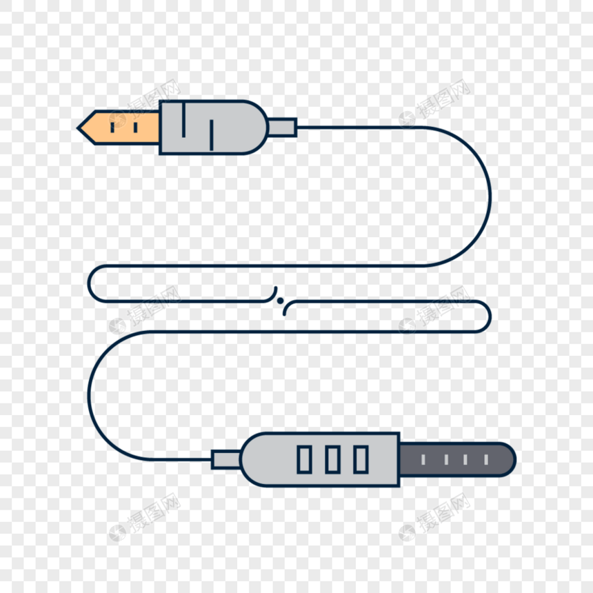 数据线连接线互联网相关图标元素图片