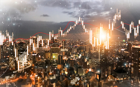城市金融热点追踪股票高清图片素材