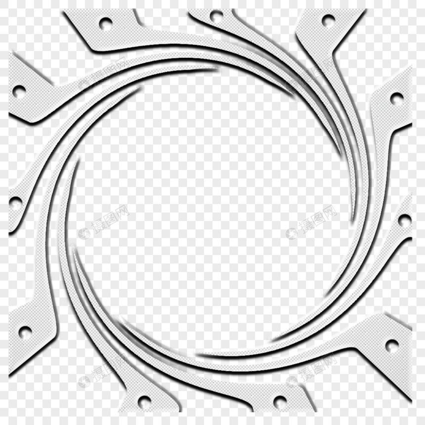 旋转纹理圆形装饰边框底纹图片