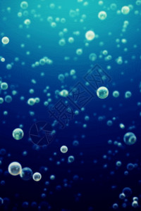闪耀泡泡蓝色气泡上升h5动态背景素材高清图片