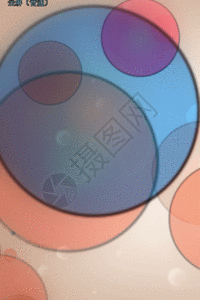 彩色泡泡h5动态背景素材图片