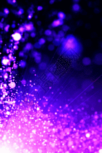 浪漫唯美紫色粒子转动h5动态背景图片