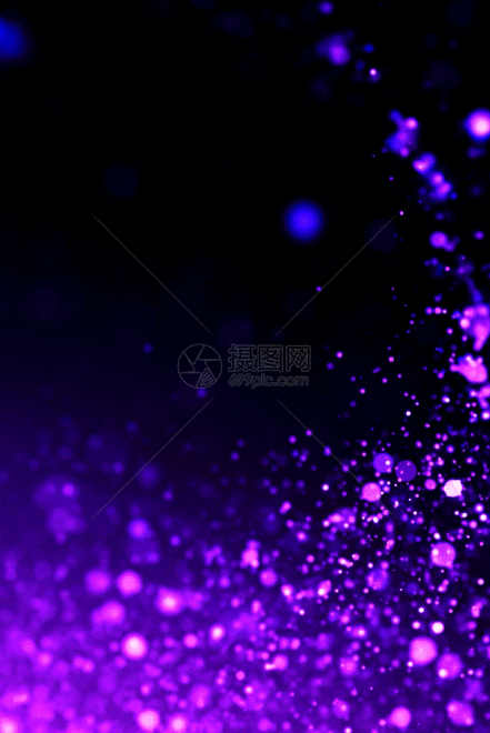 浪漫唯美紫色粒子h5动态背景图片