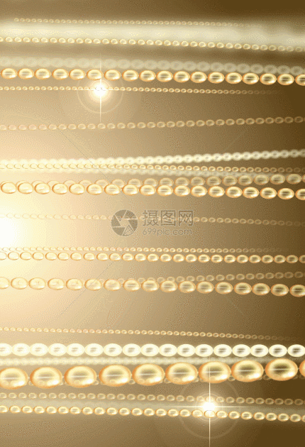金色珠帘h5动态背景图片