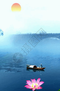 双溪竹海划船梦游竹海仙境h5动态背景素材高清图片