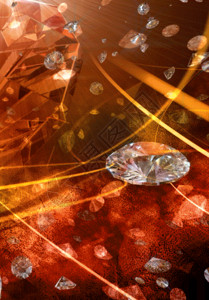七彩水晶素材绚丽钻石流动h5动态背景素材高清图片