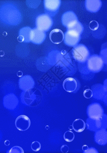 水泡宝蓝色h6动态背景素材图片