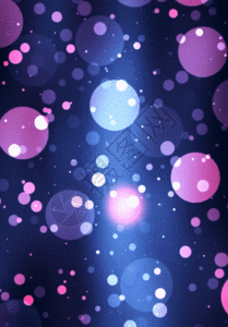 紫色圆形光斑h5动态背景素材图片