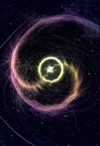 大爆炸理论螺旋星云背景高清图片