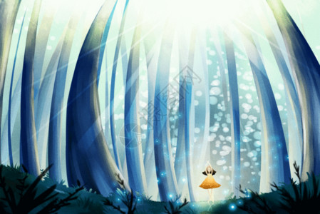 森林童话孤单芭蕾gif高清图片