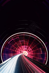 光速隧道背景背景图片