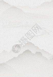 白色山水水墨古风背景设计图片