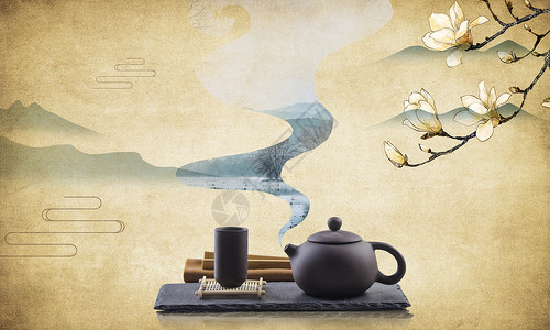 古典茶文化中国茶文化设计图片