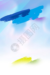 水彩飞机色彩笔刷背景设计图片